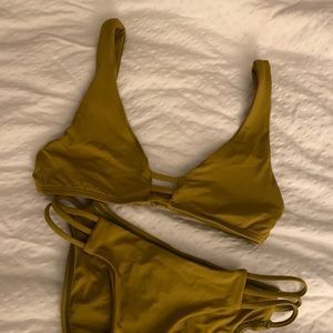 L Space olive bikini